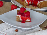 Cheesecake fraises et noisette
