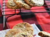 Biscuits à la farine de seigle, chocolat, canneberges et graines de pavot