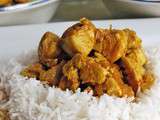 Curry de poulet vindaloo