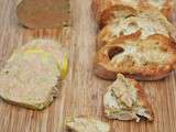Foie gras au torchon pour le projet de l'expérience culinaire canadienne