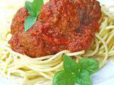 Spaghetti aux boulettes de veau