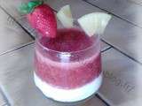 Dessert mascarpone et fraise