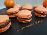 Macarons chocolat/mandarine