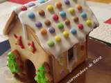 Maison de Noël en biscuits