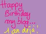Concours  happy birthday my blog  les 1ers participations :::