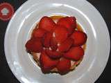 Tarte aux fraises inspiration Christophe Adam