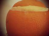 Orange givrée sans sorbetière