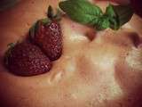 Sorbet fraise/basilic sans sorbetiere