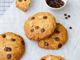 Cookies avoine, chocolat et cacahuète