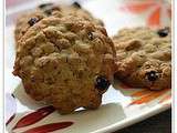 Cookies flocons d'épeautre et raisins secs