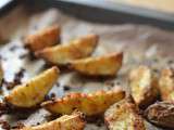 Pommes de terre façon  patatoes croustillantes 