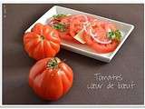 Salade de tomates cœur de bœuf