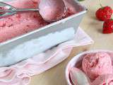 Crème glacée à la fraise (sans sorbetière)