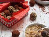 Truffes de noël chocolat pistache - Recette par Les Gourmandises de Lou