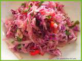 Salade de chou rave et rouge