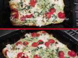 Clafoutis courgette tomate-cerise
