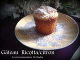 Gâteau citron / ricotta ( muffins)