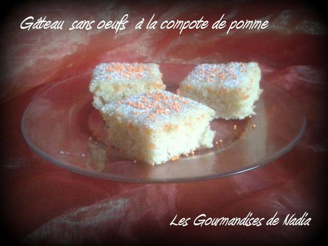 Recettes de Gâteau Sans Oeufs et Compote