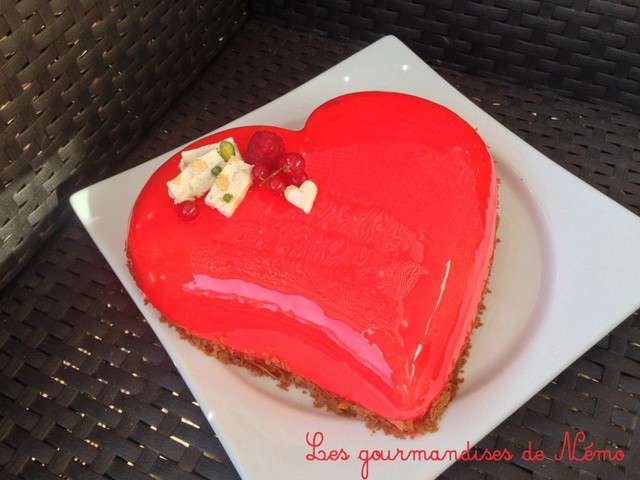 Recette Entremets cœur Saint-Valentin - Blog de