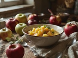 Facile de compote de pommes maison