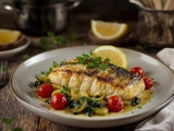Gourmande de black bass à la poêle
