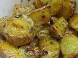 Pommes de terre confites à l'ail, aux épices et herbes de provence