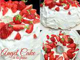 Angel Cake aux fraises
