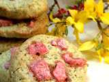 Biscuit à la pistache et aux pralines roses