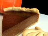 Tarte à la citrouille et chocolat - Chocolate pumpkin pie