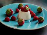 Panna Cotta aux fraises et aux framboises