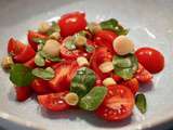 Salade de pourpier tomates cerises