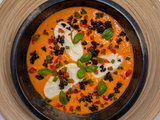 Crème de poivron et gingembre