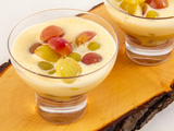 Raisins basse température et sabayon au sauternes ( recette sous vide basse température)