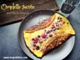 Omelette paléo aux fruits rouges