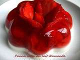Duo de panna cotta et fraises à la rose pour un Saint Valentin tout en douceur