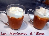 Cappuccino d'abricots au muscat, émulsion vanille