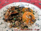 Confit de canard basse température de Philippe Baratte, champignons, butternut, granola aux châtaignes
