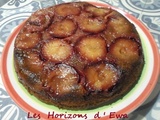 Gâteau renversé aux prunes et vergeoise brune
