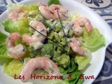 Salade créole aux crevettes
