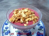 Soupe de fruits rouges et son granola