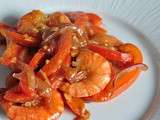 Crevettes sautées chinoises