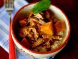 Curry de boeuf thaï au potiron