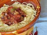 Spaghetti sauce arrabiata, toute la chaleur de l'Italie