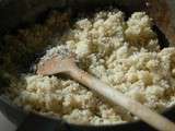  Couscous  mi-cuit de chou-fleur aux épices indiennes sans gluten ni produits laitiers