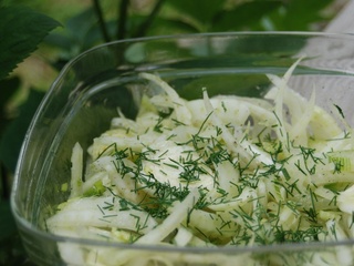 Fenouil croquant au parmesan