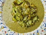 Tagliatelles de courgette à la crème de pesto