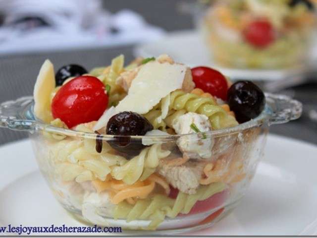 Les Meilleures Recettes de Salade de pâtes et Poulet
