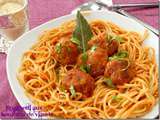 Spaghetti aux boulettes de viande, la cuisson al dente des pâtes