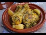 Tajine de poulet au citron confit