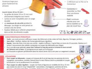 Tupperware Adaptachef Hachoir complet Neuf Avec Notice